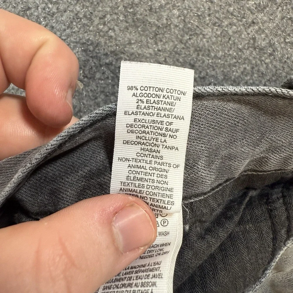 Lucky Brand Jeans Mens 30x34 (Fits 30x31) Gray 221 Original Straight Stretch‎